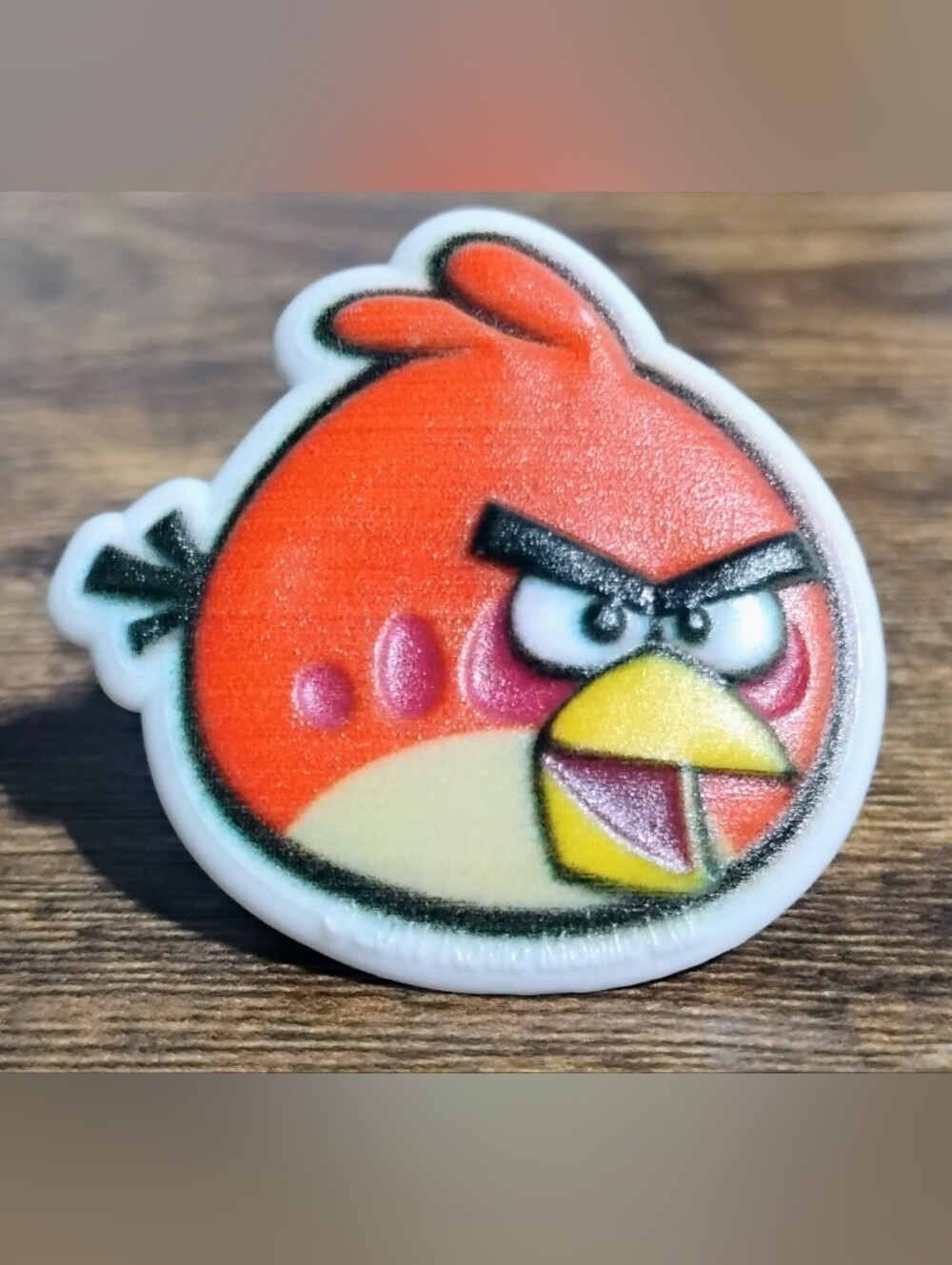 Angry Bird Red Cake Topper Ring